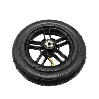 Black Wheel Pneumatic Tire for Folding Electric Scooter. Inner Outer Tire for A-bike.