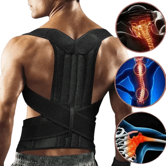 Black Posture Corrector Belt