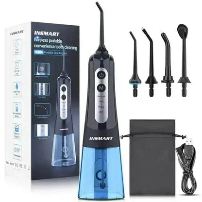 Black USB Rechargeable Dental Water Flosser