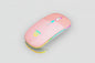 Black USB Rechargeable RGB LED Wireless Mouse