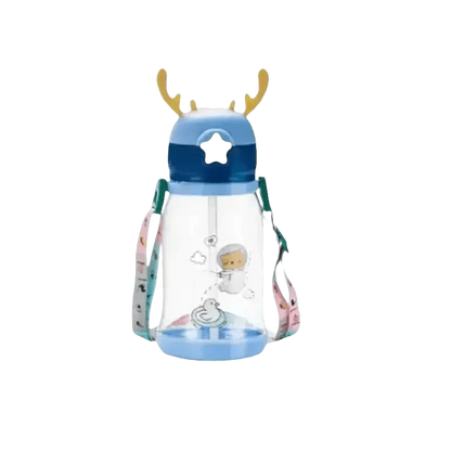 Blue Dinosaur Antler Kids Water Sippy Cup for Kids Creative Cartoon