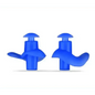 Blue Silicone Water Sports Earplugs Hypoallergenic