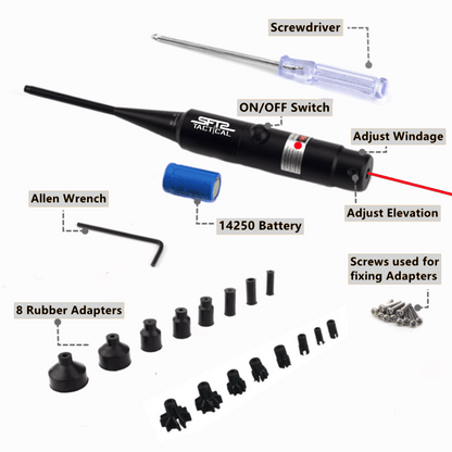 SFT2 Tactical Universal Laser Bore Sighter for .22 to .50 Caliber Scope