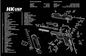 Gun Cleaning Bench Mat (Multiple Options)