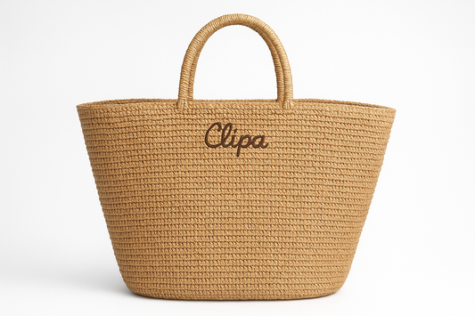 Generated image of Clipa XXL Raffia Beach Tote Bag