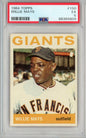 Graded 1964 Topps Willie Mays #150 Baseball Card PSA 5 Excellent
