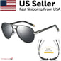 Mens Polarized Pilot Sunglasses Outdoor Driving UV400 Sun Glasses Sport Eyewear