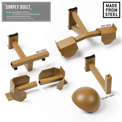 Wall Rack System - Tactical Gear Rack