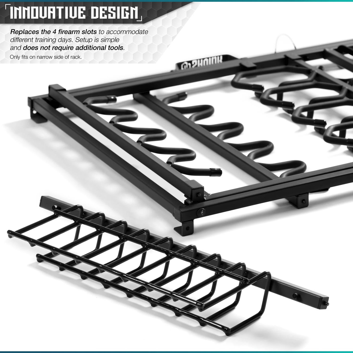 Pistol Rack Attachment for Shorty Rack of 9